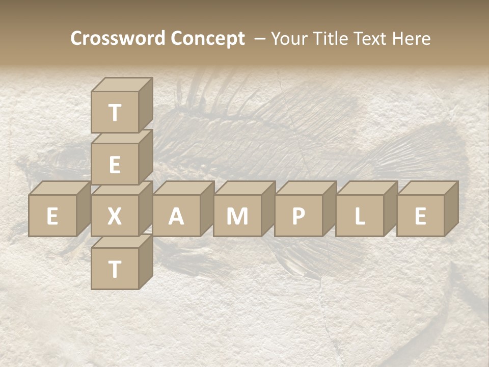 Evolution Skeleton Petrified PowerPoint Template