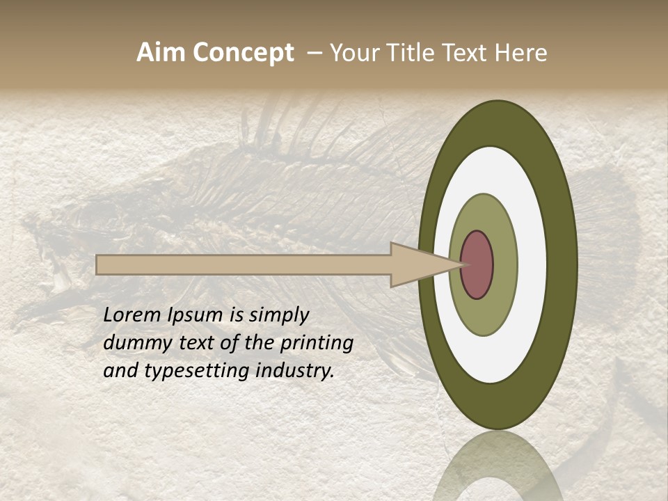 Evolution Skeleton Petrified PowerPoint Template