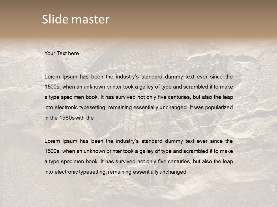 Remain Mineral Skeleton PowerPoint Template