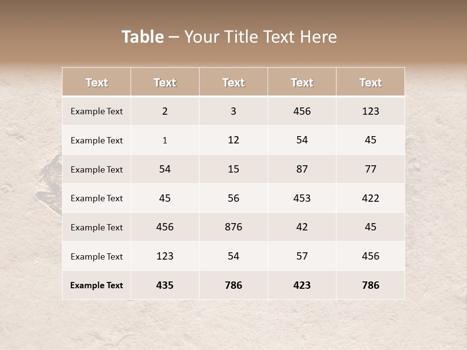 Evolve Ammonite Geology PowerPoint Template