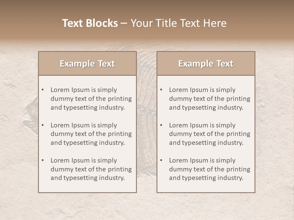 Evolve Ammonite Geology PowerPoint Template
