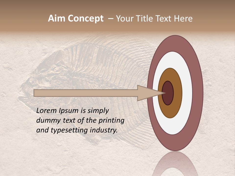 Evolve Ammonite Geology PowerPoint Template