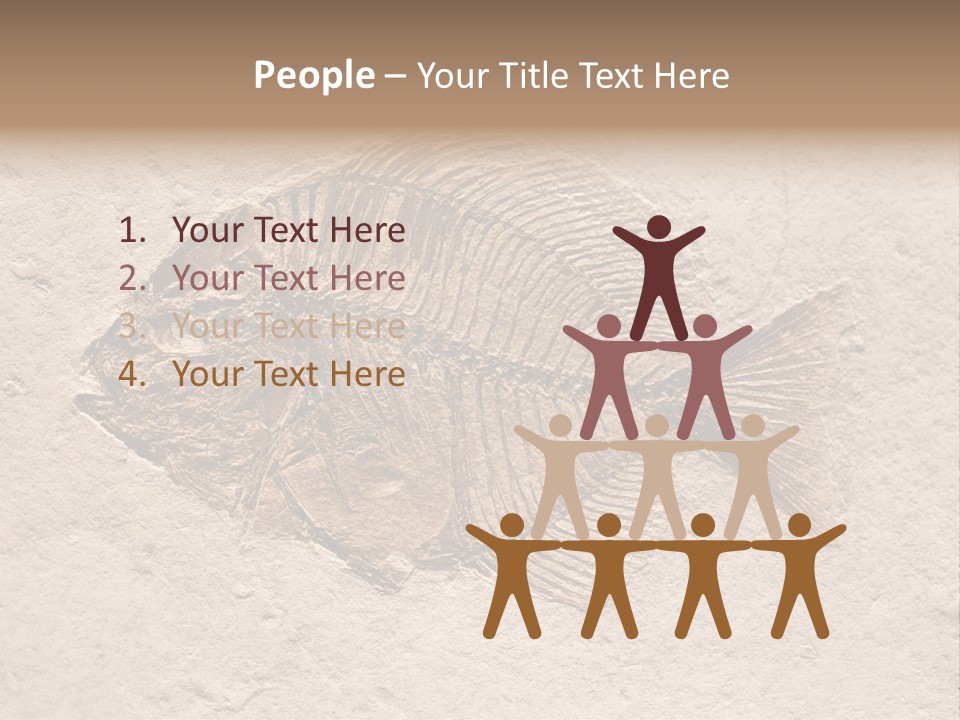 Evolve Ammonite Geology PowerPoint Template