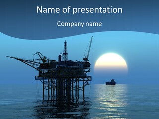 Industry Production Sea PowerPoint Template