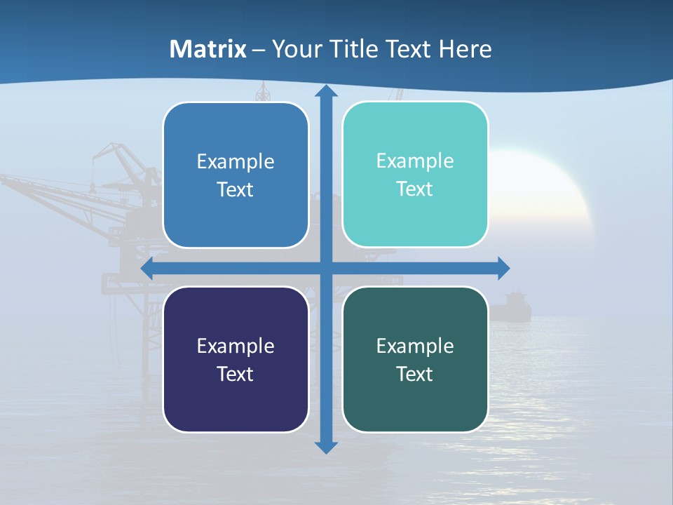 Industry Production Sea PowerPoint Template