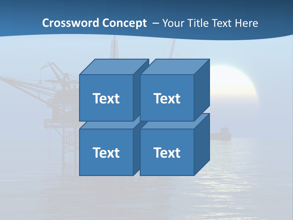 Industry Production Sea PowerPoint Template