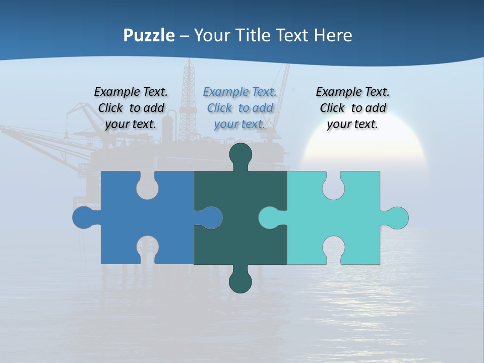 Industry Production Sea PowerPoint Template