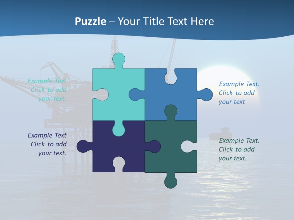 Industry Production Sea PowerPoint Template