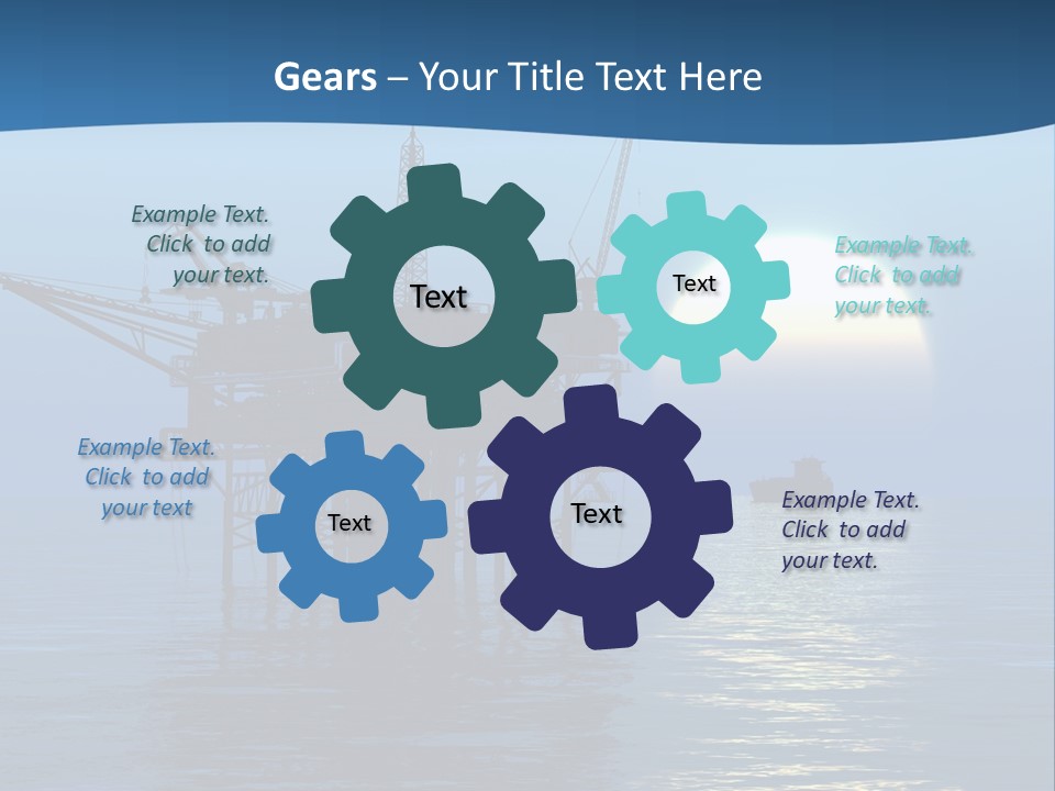 Industry Production Sea PowerPoint Template
