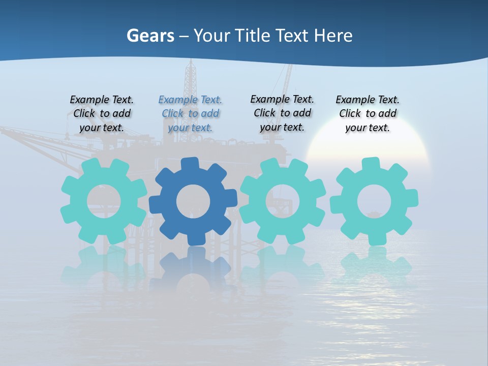 Industry Production Sea PowerPoint Template