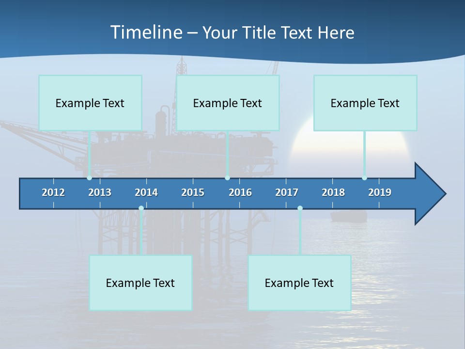 Industry Production Sea PowerPoint Template