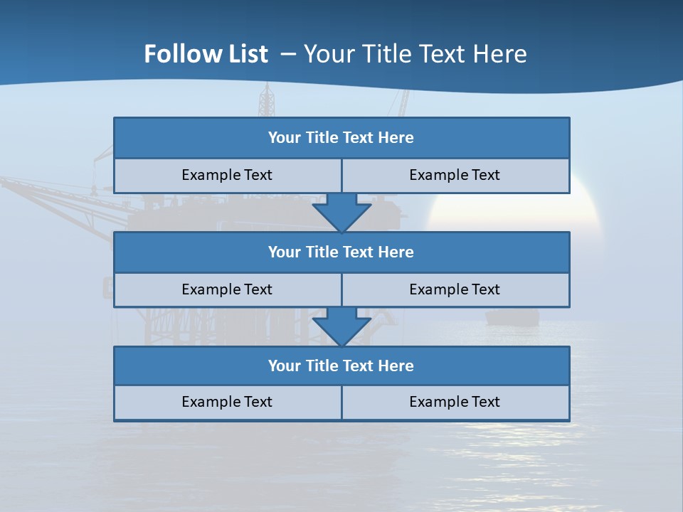 Industry Production Sea PowerPoint Template