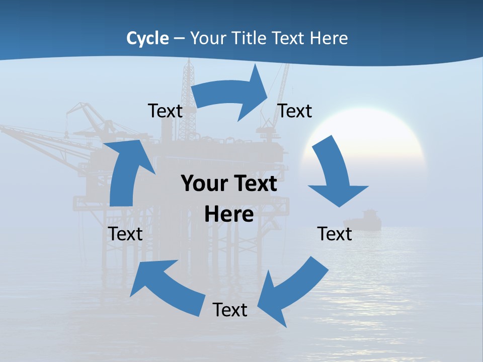 Industry Production Sea PowerPoint Template