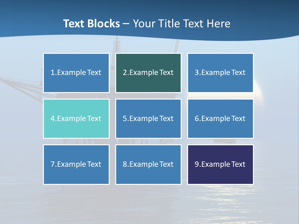 Industry Production Sea PowerPoint Template