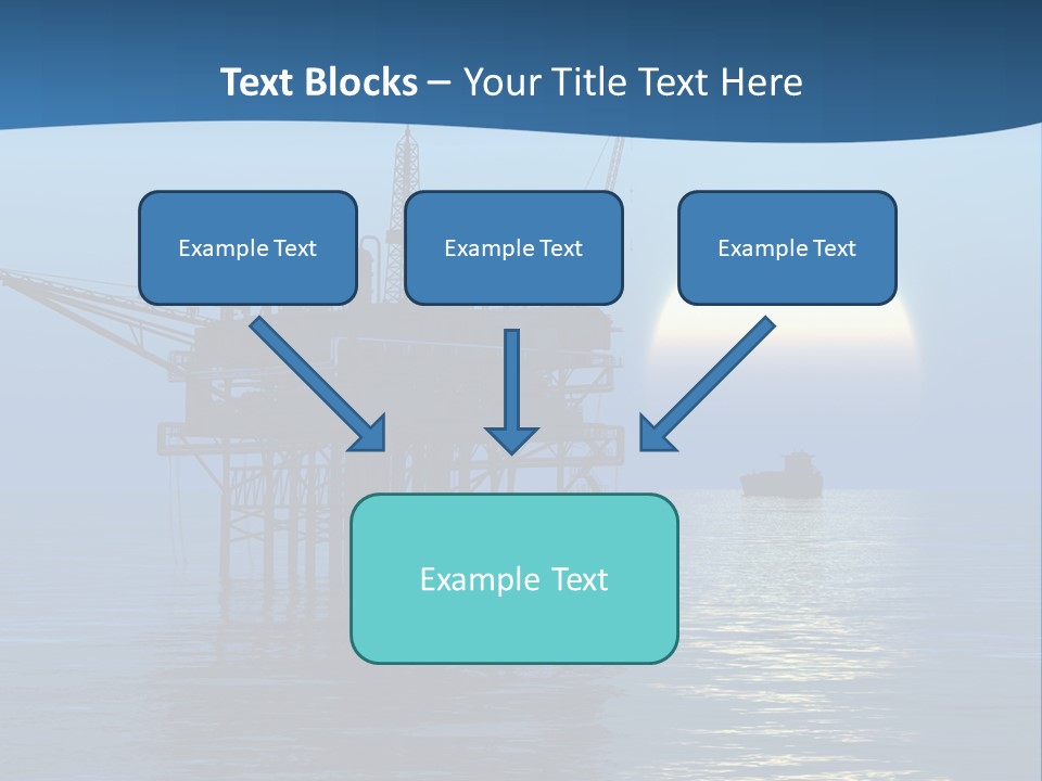 Industry Production Sea PowerPoint Template