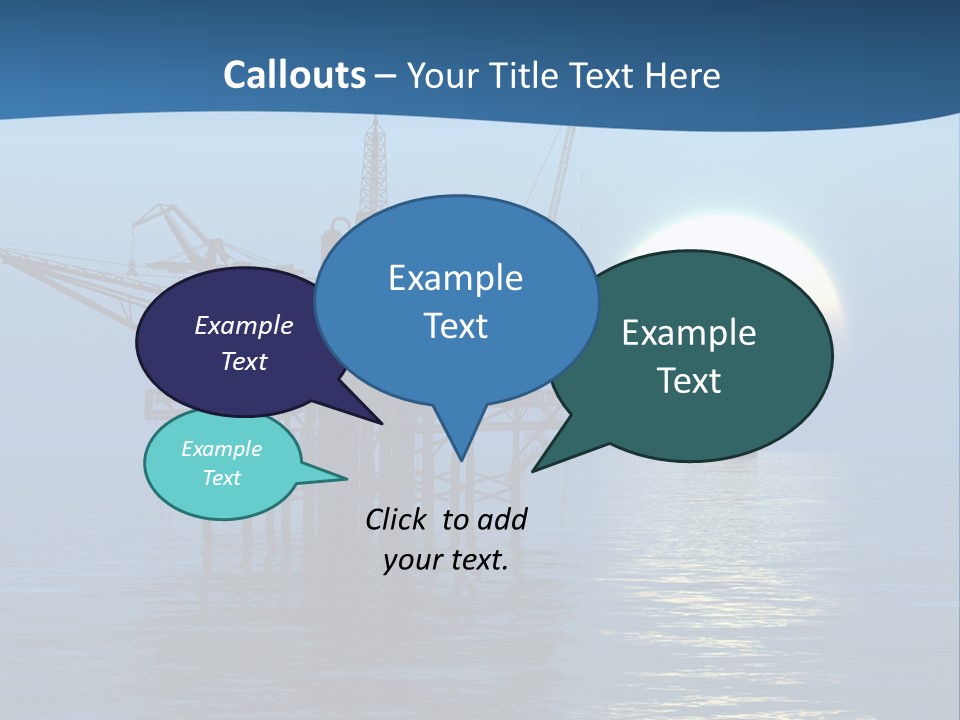 Industry Production Sea PowerPoint Template
