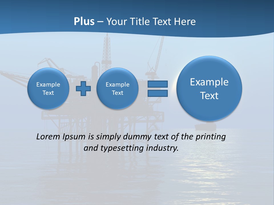 Industry Production Sea PowerPoint Template