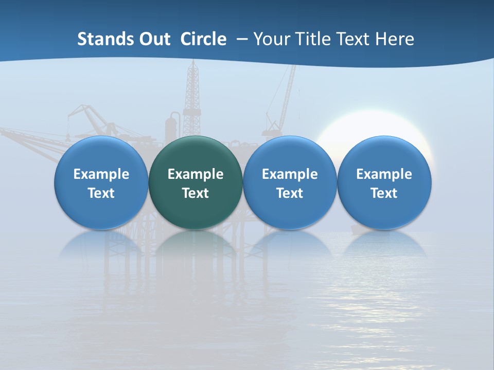 Industry Production Sea PowerPoint Template