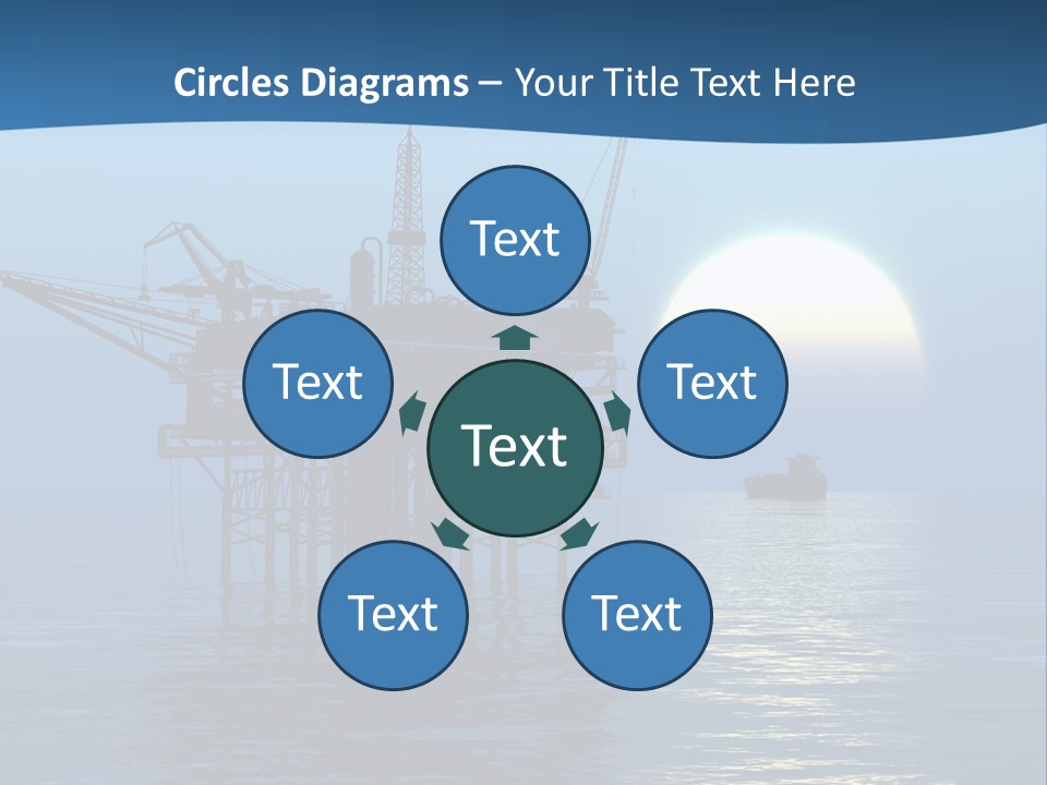 Industry Production Sea PowerPoint Template