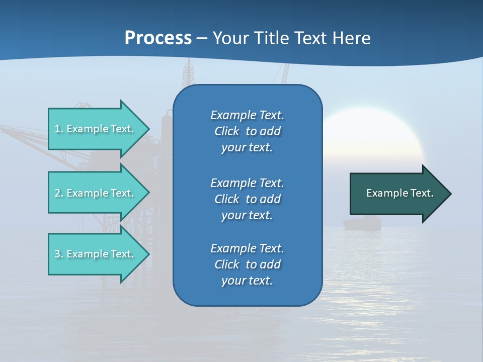 Industry Production Sea PowerPoint Template