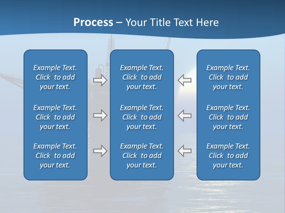 Industry Production Sea PowerPoint Template