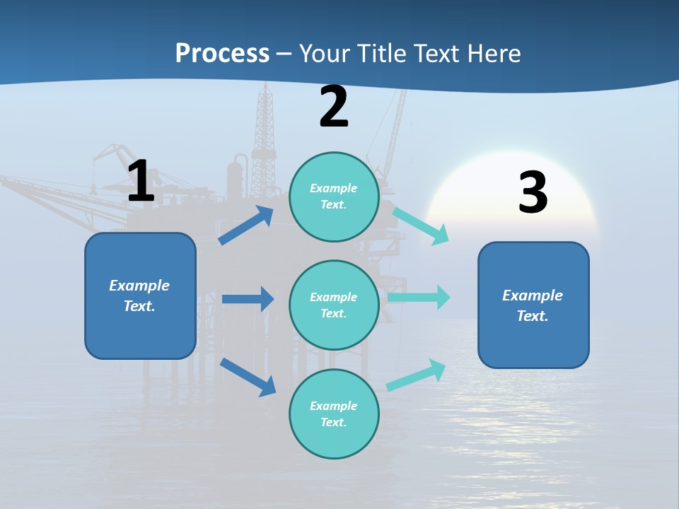 Industry Production Sea PowerPoint Template