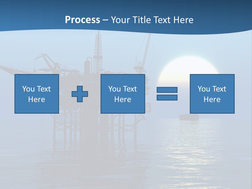 Industry Production Sea PowerPoint Template