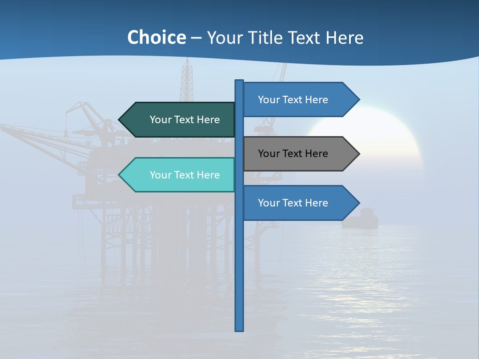 Industry Production Sea PowerPoint Template