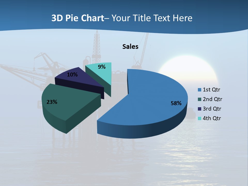Industry Production Sea PowerPoint Template