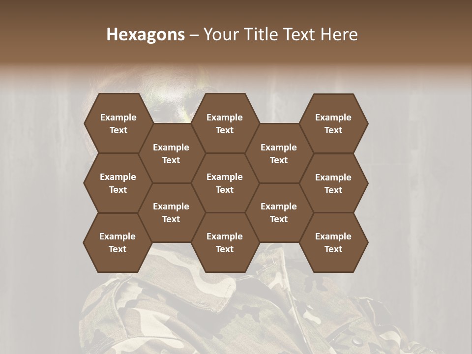 Battle Paint Man PowerPoint Template