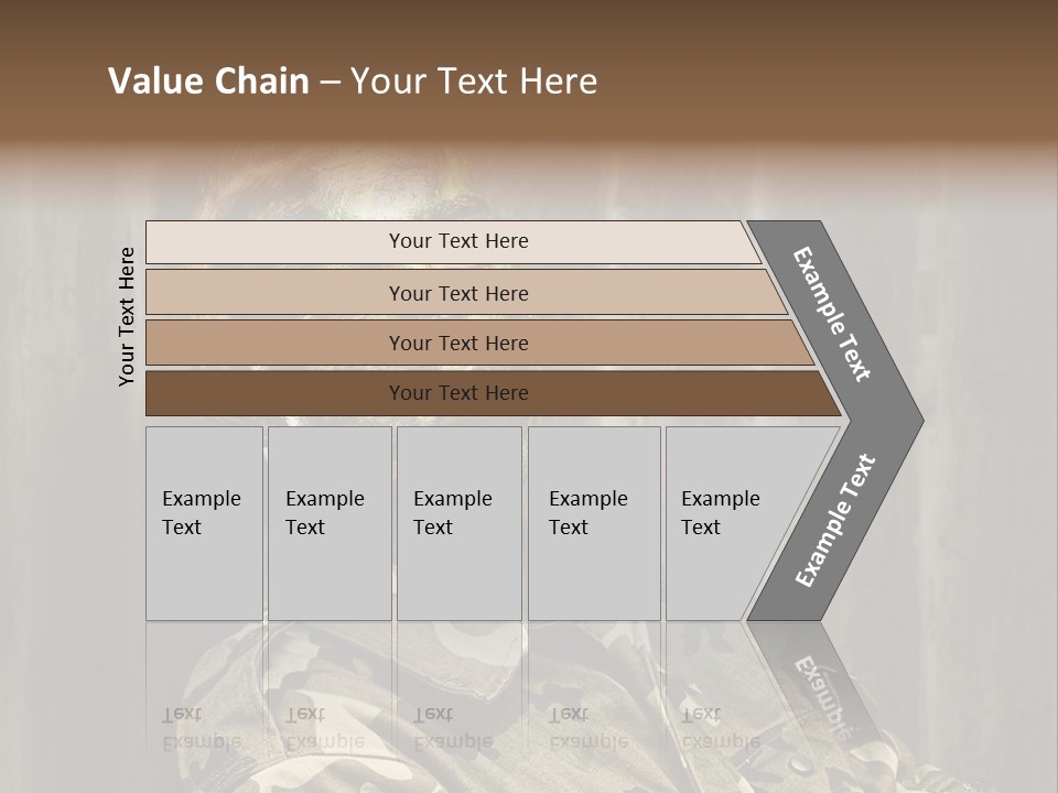 Battle Paint Man PowerPoint Template