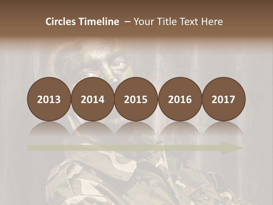 Battle Paint Man PowerPoint Template