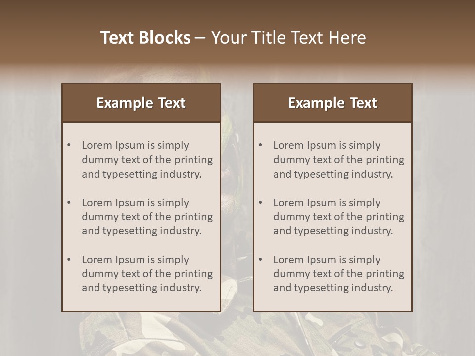 Battle Paint Man PowerPoint Template