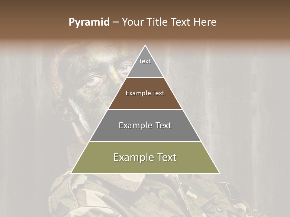 Battle Paint Man PowerPoint Template