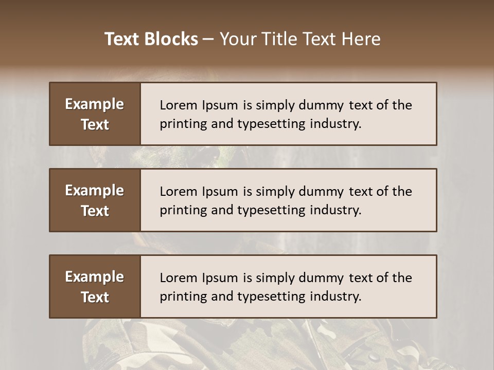 Battle Paint Man PowerPoint Template