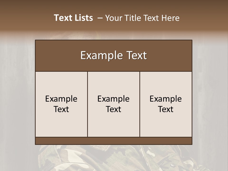 Battle Paint Man PowerPoint Template