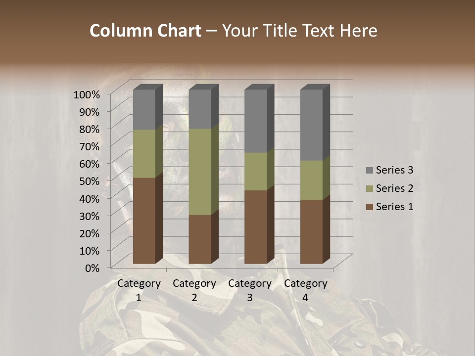 Battle Paint Man PowerPoint Template