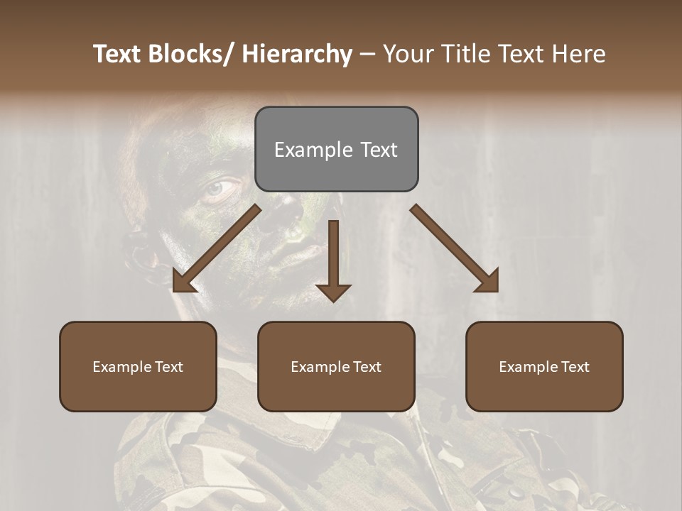 Battle Paint Man PowerPoint Template