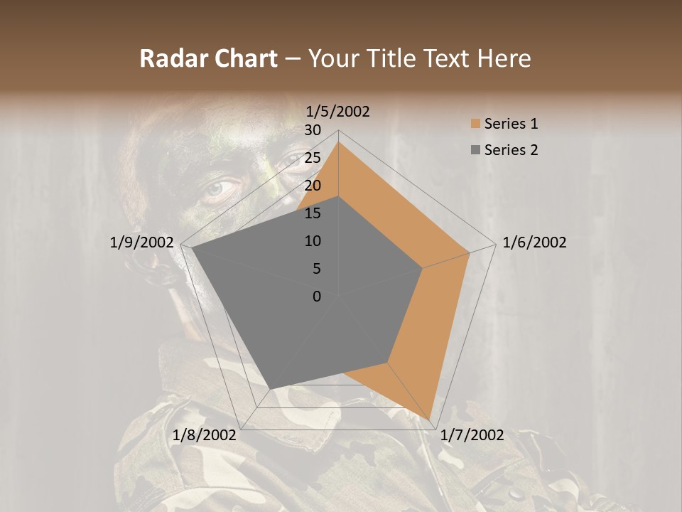 Battle Paint Man PowerPoint Template
