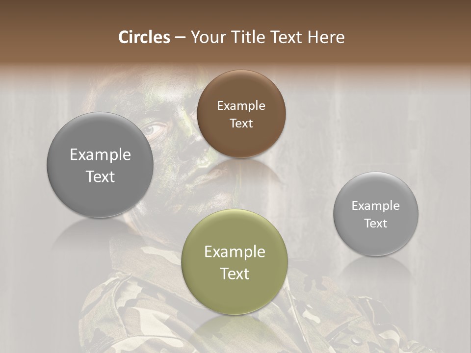 Battle Paint Man PowerPoint Template