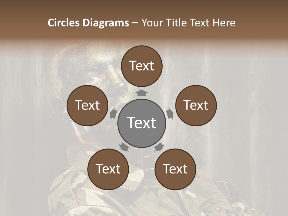 Battle Paint Man PowerPoint Template