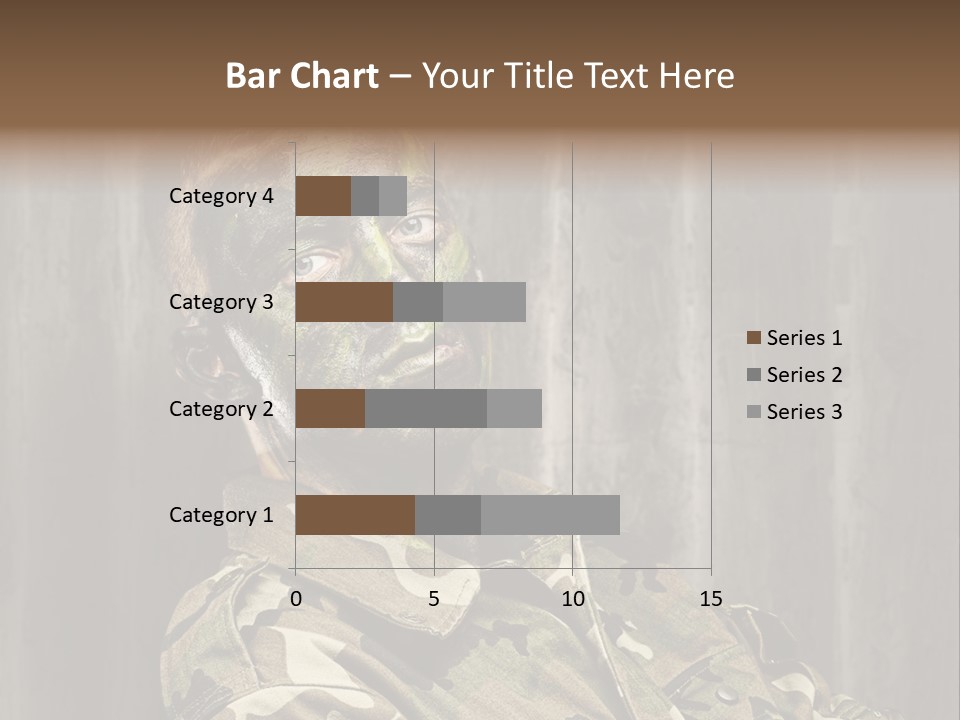 Battle Paint Man PowerPoint Template