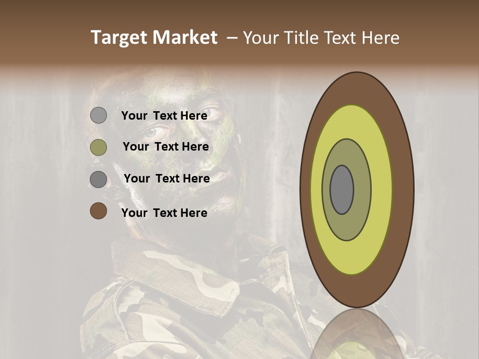 Battle Paint Man PowerPoint Template