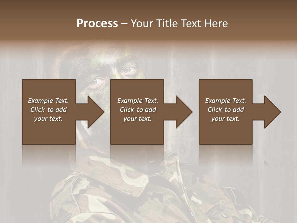 Battle Paint Man PowerPoint Template