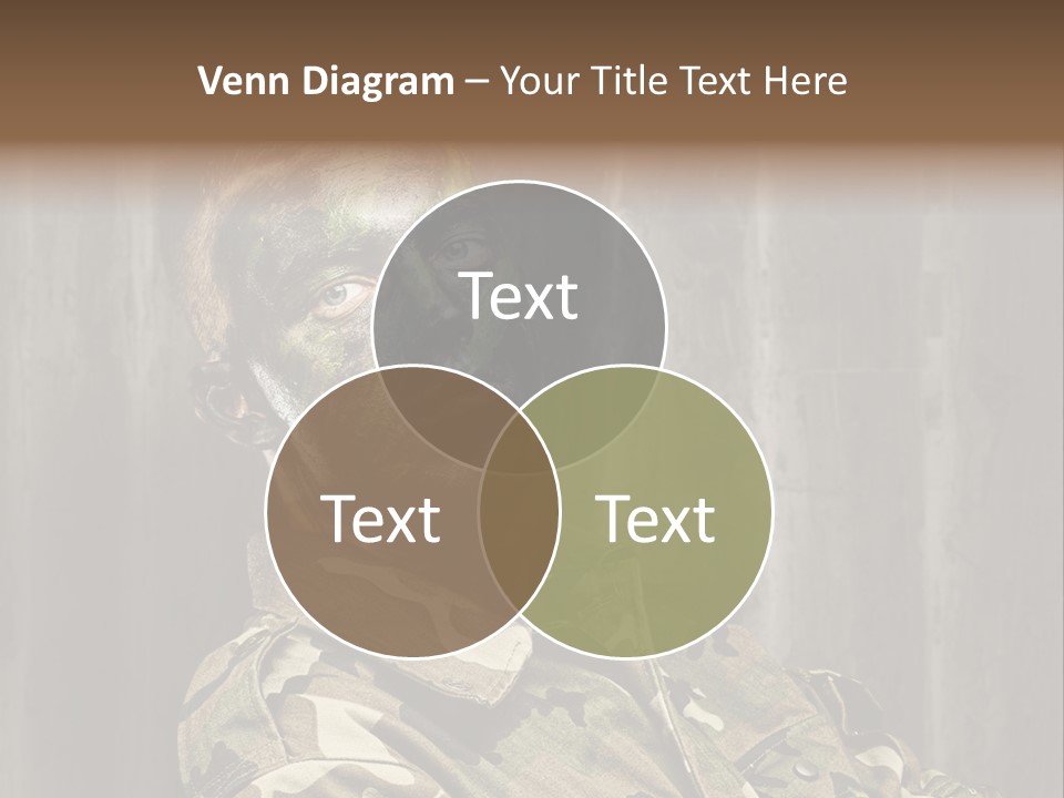 Battle Paint Man PowerPoint Template