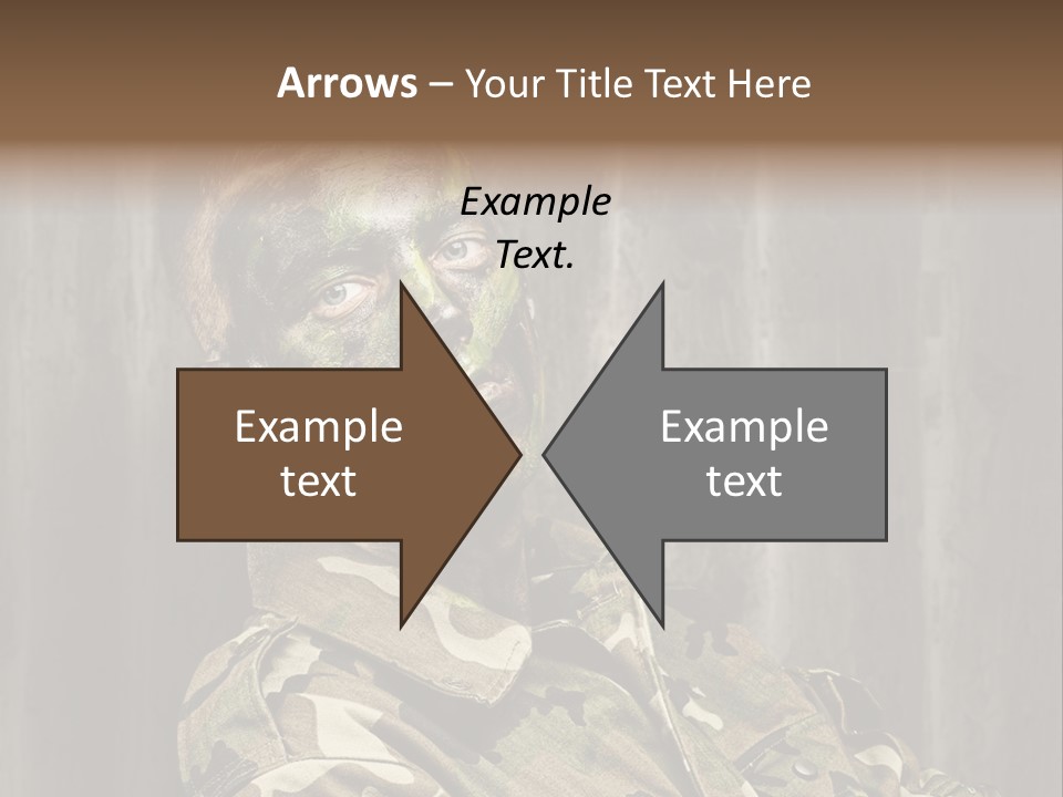 Battle Paint Man PowerPoint Template