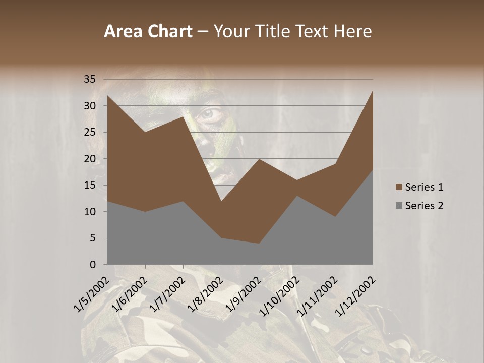 Battle Paint Man PowerPoint Template