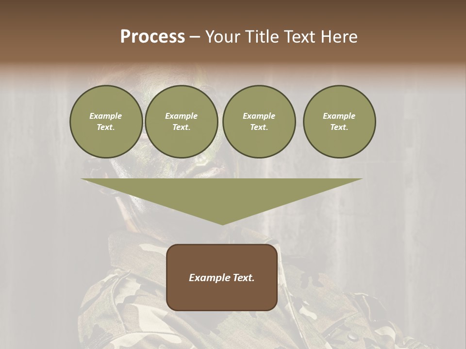 Battle Paint Man PowerPoint Template