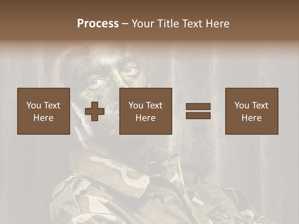 Battle Paint Man PowerPoint Template