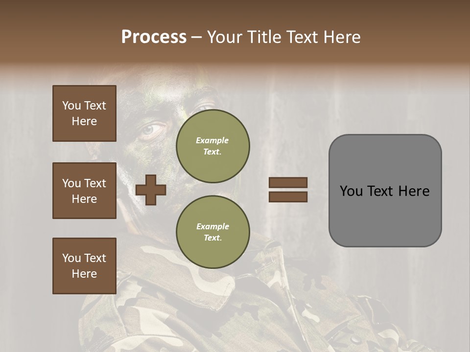 Battle Paint Man PowerPoint Template